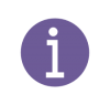 ikona przedstawiająca literę i w kółku